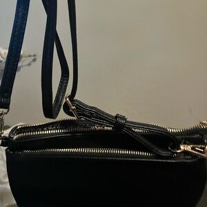 Elegant Black Leather Handbag